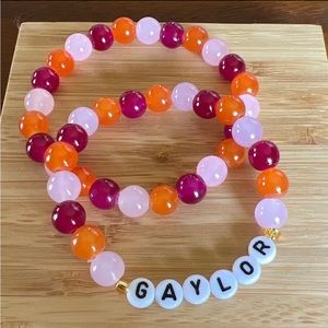 Set of 2 friendship bracelets Taylor Swift gaylor lesbian pride